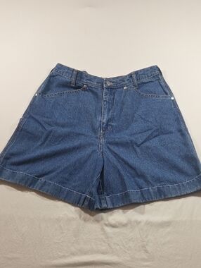 CENZA by Palmetto's Relaxed High-Waist Denim Bermudas Shorts Cotton Vintage 12